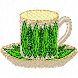 Mugs Embroidery Design 4 Mugs Embroidery Design 4